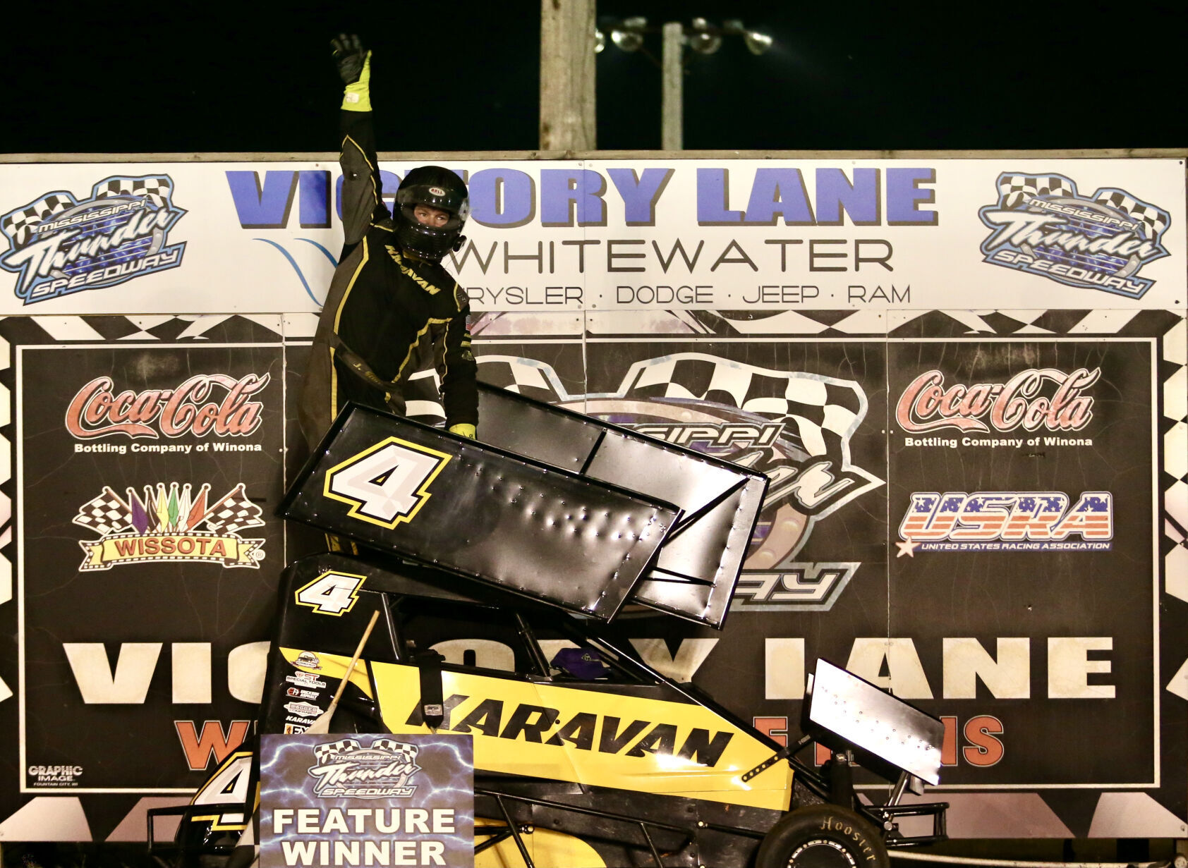 Micro-Sprints Feature Winner Joe Snow from Zimmerman, MN